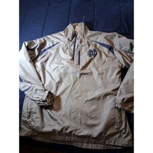 Notre‎ Dame Fighting Irish Vintage Genuine Stuff 1/4 Zip Pullover Sweatshirt XL